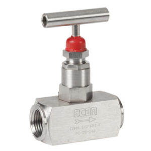 Válvula de aguja ECON 1226 Acero inoxidablePalanca en T  Rosca interna (NPT)