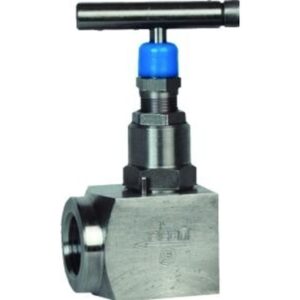 Válvula de aguja ECON 228 Acero inoxidable/PTFE Angular en T Diámetro de la válvula: 6 mm PN400 Rosca interna (BSPP) 1/2" (15)