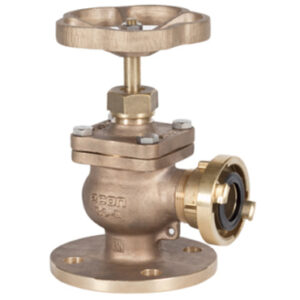 Válvula contra incendios ECON  912 con brida Bronce angular